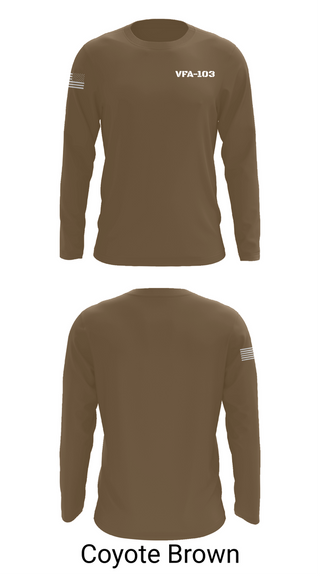 Long Sleeve Performance Shirt, VFA-103, , Teamtime, Team time, sublimation, custom sports apparel, team uniforms, spirit wear, spiritwear, sports uniforms, custom shirts, team store, custom team store, fundraiser sports, apparel fundraiser