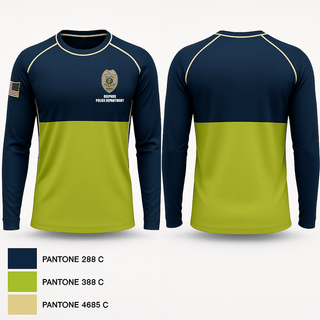 Long Sleeve Performance Shirt, Delphos Police Department, Police, Teamtime, Team time, sublimation, custom sports apparel, team uniforms, spirit wear, spiritwear, sports uniforms, custom shirts, team store, custom team store, fundraiser sports, apparel fundraiser