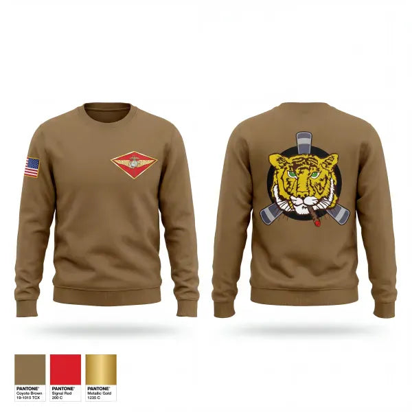 Crew Neck Sweatshirt, 1st marine air wing, Navy, Teamtime, Team time, sublimation, custom sports apparel, team uniforms, spirit wear, spiritwear, sports uniforms, custom shirts, team store, custom team store, fundraiser sports, apparel fundraiser