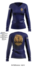 LCU-2004 59546896 Women's Long Sleeve V-neck Shirt - 18