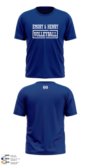 Short Sleeve Performance Shirt, Emory & Henry Volleyball, Women's Volleyball, Teamtime, Team time, sublimation, custom sports apparel, team uniforms, spirit wear, spiritwear, sports uniforms, custom shirts, team store, custom team store, fundraiser sports, apparel fundraiser