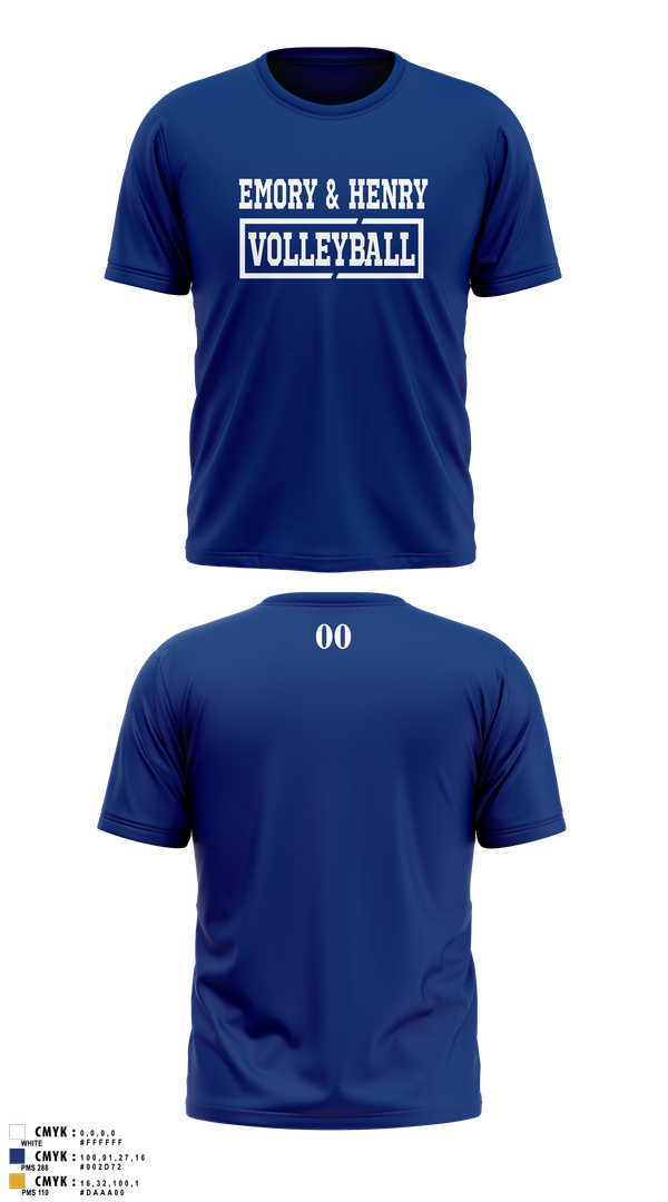 Short Sleeve Performance Shirt, Emory & Henry Volleyball, Women's Volleyball, Teamtime, Team time, sublimation, custom sports apparel, team uniforms, spirit wear, spiritwear, sports uniforms, custom shirts, team store, custom team store, fundraiser sports, apparel fundraiser