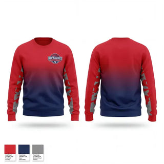 Crew Neck Sweatshirt, Illinois Buffaloes, Men's Basketball, Teamtime, Team time, sublimation, custom sports apparel, team uniforms, spirit wear, spiritwear, sports uniforms, custom shirts, team store, custom team store, fundraiser sports, apparel fundraiser