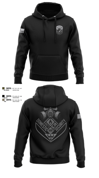 Hoodie, Domestic Security Operations, Police, Teamtime, Team time, sublimation, custom sports apparel, team uniforms, spirit wear, spiritwear, sports uniforms, custom shirts, team store, custom team store, fundraiser sports, apparel fundraiser