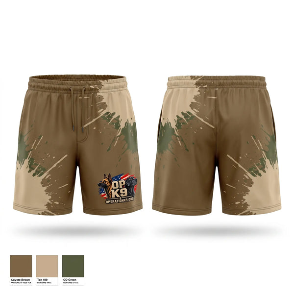 Athletic Shorts With Pockets, Operation K9, , Teamtime, Team time, sublimation, custom sports apparel, team uniforms, spirit wear, spiritwear, sports uniforms, custom shirts, team store, custom team store, fundraiser sports, apparel fundraiser