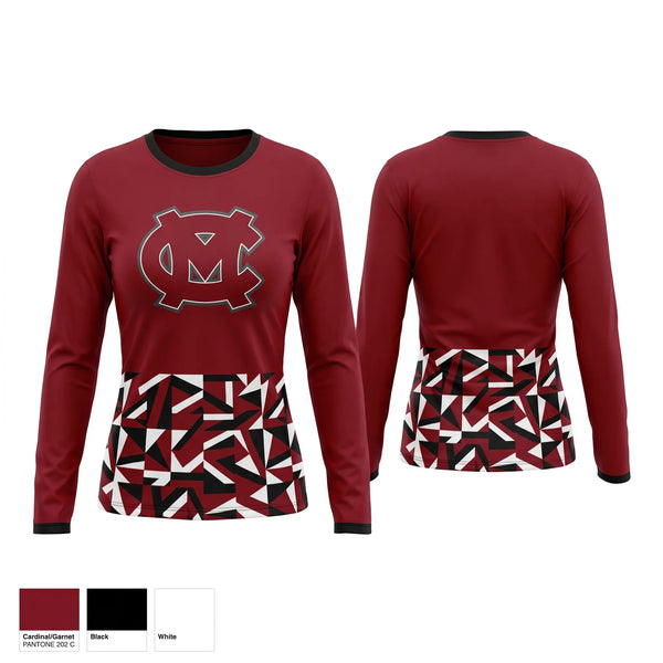 Long Sleeve Performance Shirt, Mid-Carolina High School, Women's Basketball, Teamtime, Team time, sublimation, custom sports apparel, team uniforms, spirit wear, spiritwear, sports uniforms, custom shirts, team store, custom team store, fundraiser sports, apparel fundraiser