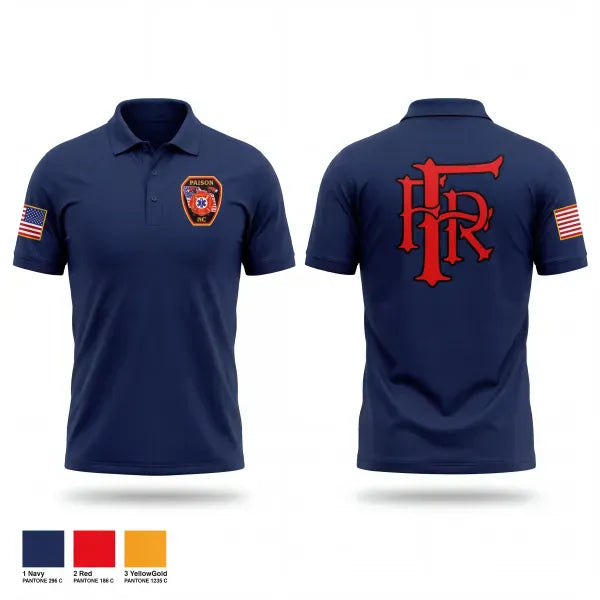Short Sleeve Performance Polo, Faison Fire & Rescue Inc., Fire Department, Teamtime, Team time, sublimation, custom sports apparel, team uniforms, spirit wear, spiritwear, sports uniforms, custom shirts, team store, custom team store, fundraiser sports, apparel fundraiser