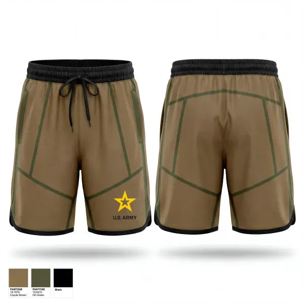 Athletic Shorts With Pockets, SAC SOUTH, Army, Teamtime, Team time, sublimation, custom sports apparel, team uniforms, spirit wear, spiritwear, sports uniforms, custom shirts, team store, custom team store, fundraiser sports, apparel fundraiser