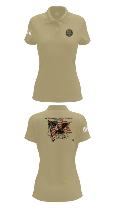Philadelphia Police 64135919 Women's Short Sleeve Performance Polo  - 90