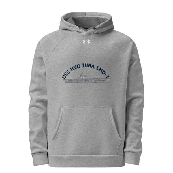 USS IWO JIMA LHD7 FRG Under Armour Hoodie