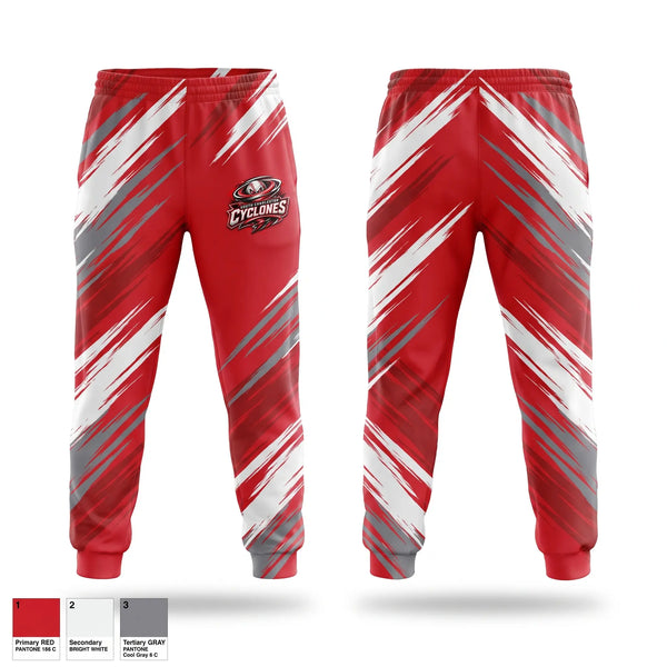 Sweatpants, South Charleston Cyclones, Baseball, Teamtime, Team time, sublimation, custom sports apparel, team uniforms, spirit wear, spiritwear, sports uniforms, custom shirts, team store, custom team store, fundraiser sports, apparel fundraiser