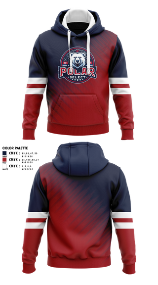 Hoodie, Polar Select, Ice Hockey, Teamtime, Team time, sublimation, custom sports apparel, team uniforms, spirit wear, spiritwear, sports uniforms, custom shirts, team store, custom team store, fundraiser sports, apparel fundraiser
