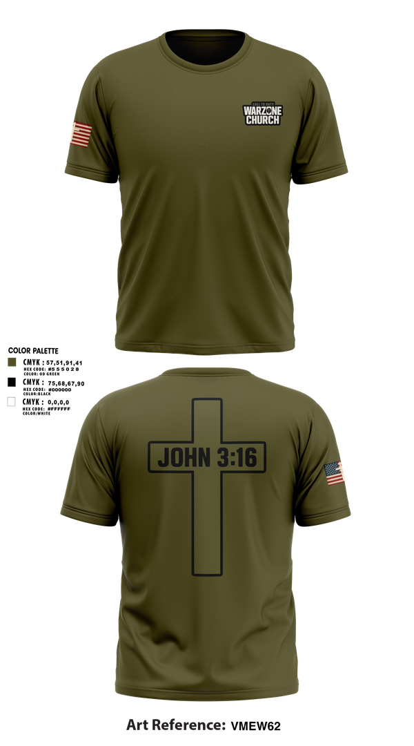Old School Cotton Feel Shirt, Warzone Church, , Teamtime, Team time, sublimation, custom sports apparel, team uniforms, spirit wear, spiritwear, sports uniforms, custom shirts, team store, custom team store, fundraiser sports, apparel fundraiser