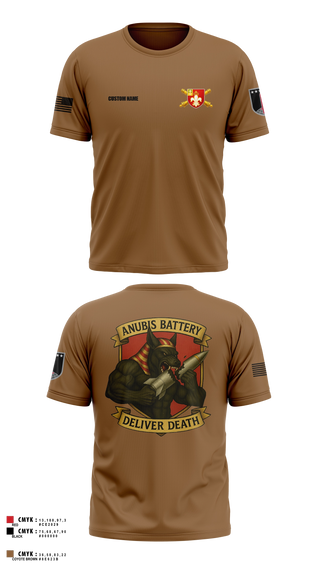 Short Sleeve Performance Shirt, Anubis Battery, 3-12 FA, Army, Teamtime, Team time, sublimation, custom sports apparel, team uniforms, spirit wear, spiritwear, sports uniforms, custom shirts, team store, custom team store, fundraiser sports, apparel fundraiser