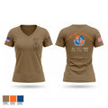 Titan Battalion ROTC 37526906 Women's Short Sleeve V-neck Shirt - 1
