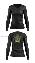 Bangor PD SRT 25650478 Women's Long Sleeve V-neck Shirt - 1