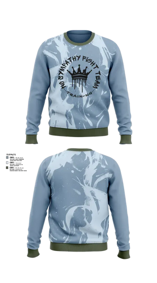 Crew Neck Sweatshirt, No Sympathy Fight Team, , Teamtime, Team time, sublimation, custom sports apparel, team uniforms, spirit wear, spiritwear, sports uniforms, custom shirts, team store, custom team store, fundraiser sports, apparel fundraiser