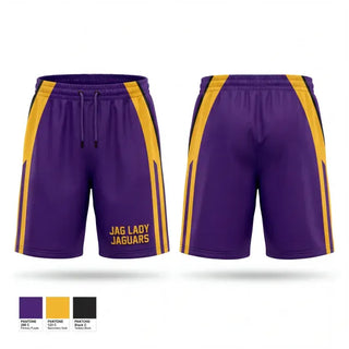 Athletic Shorts With Pockets, JAG LADY JAGUARS, Women's Basketball, Teamtime, Team time, sublimation, custom sports apparel, team uniforms, spirit wear, spiritwear, sports uniforms, custom shirts, team store, custom team store, fundraiser sports, apparel fundraiser