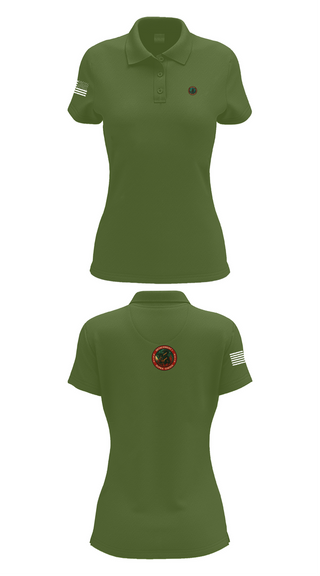 Womens Short Sleeve Performance Polo, Detachment 1, 24th MDSB, , Teamtime, Team time, sublimation, custom sports apparel, team uniforms, spirit wear, spiritwear, sports uniforms, custom shirts, team store, custom team store, fundraiser sports, apparel fundraiser