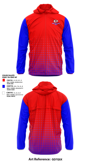Windbreaker, Derby Pop Warner Cheer, Cheer, Teamtime, Team time, sublimation, custom sports apparel, team uniforms, spirit wear, spiritwear, sports uniforms, custom shirts, team store, custom team store, fundraiser sports, apparel fundraiser
