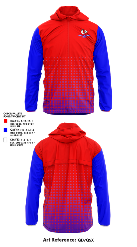 Windbreaker, Derby Pop Warner Cheer, Cheer, Teamtime, Team time, sublimation, custom sports apparel, team uniforms, spirit wear, spiritwear, sports uniforms, custom shirts, team store, custom team store, fundraiser sports, apparel fundraiser