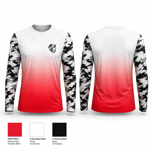 Long Sleeve Performance Shirt, Sandlot Baseball, Baseball, Teamtime, Team time, sublimation, custom sports apparel, team uniforms, spirit wear, spiritwear, sports uniforms, custom shirts, team store, custom team store, fundraiser sports, apparel fundraiser