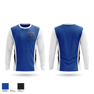 Long Sleeve Performance Shirt, Royals, Baseball, Teamtime, Team time, sublimation, custom sports apparel, team uniforms, spirit wear, spiritwear, sports uniforms, custom shirts, team store, custom team store, fundraiser sports, apparel fundraiser