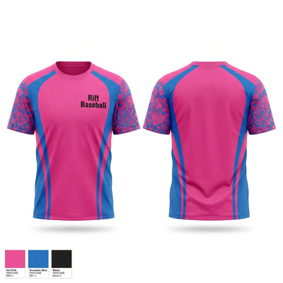 Rift Baseball Short Sleeve Performance Shirt - 2