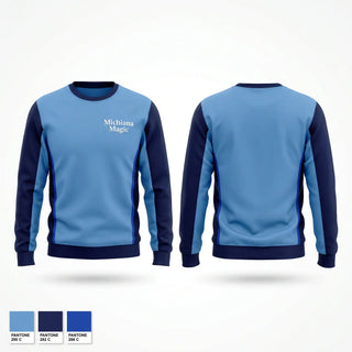 Crew Neck Sweatshirt, Michiana Magic, Baseball, Teamtime, Team time, sublimation, custom sports apparel, team uniforms, spirit wear, spiritwear, sports uniforms, custom shirts, team store, custom team store, fundraiser sports, apparel fundraiser