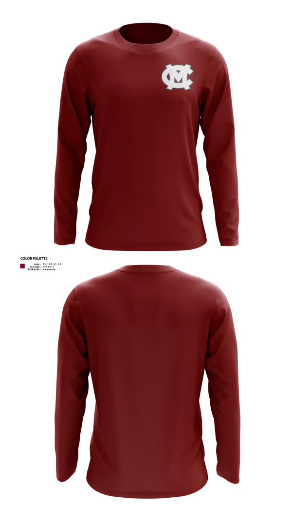 Long Sleeve Performance Shirt, Mid-Carolina High School, Women's Basketball, Teamtime, Team time, sublimation, custom sports apparel, team uniforms, spirit wear, spiritwear, sports uniforms, custom shirts, team store, custom team store, fundraiser sports, apparel fundraiser