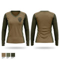 Edwards County Sheriff's Office Women's Long Sleeve V-neck Shirt - 1