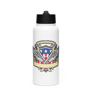 182nd Field Artillery 54920124 Stainless Steel Water Bottle with a Straw Lid