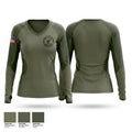ESU K9 Women's Long Sleeve V-neck Shirt - 1