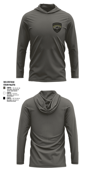 Long Sleeve Performance Shirt with hood, PENINSULA CRISIS RESPONSE TEAM, Police, Teamtime, Team time, sublimation, custom sports apparel, team uniforms, spirit wear, spiritwear, sports uniforms, custom shirts, team store, custom team store, fundraiser sports, apparel fundraiser