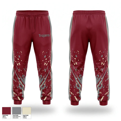 Sweatpants, Trojans, Softball, Teamtime, Team time, sublimation, custom sports apparel, team uniforms, spirit wear, spiritwear, sports uniforms, custom shirts, team store, custom team store, fundraiser sports, apparel fundraiser