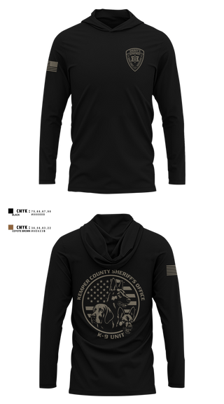 Long Sleeve Hooded Sun Shirt, Kemper County Sheriff’s Office, Police, Teamtime, Team time, sublimation, custom sports apparel, team uniforms, spirit wear, spiritwear, sports uniforms, custom shirts, team store, custom team store, fundraiser sports, apparel fundraiser