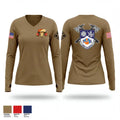 BLACKSHEEP 2-23 36125132 Women's Long Sleeve V-neck Shirt - 1