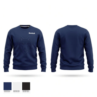 Crew Neck Sweatshirt, Hemlock, Wrestling, Teamtime, Team time, sublimation, custom sports apparel, team uniforms, spirit wear, spiritwear, sports uniforms, custom shirts, team store, custom team store, fundraiser sports, apparel fundraiser