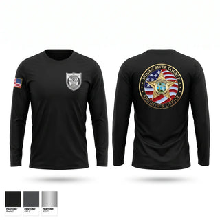 Long Sleeve Performance Shirt, Indian River County Sheriff’s Office Corrections, Police, Teamtime, Team time, sublimation, custom sports apparel, team uniforms, spirit wear, spiritwear, sports uniforms, custom shirts, team store, custom team store, fundraiser sports, apparel fundraiser