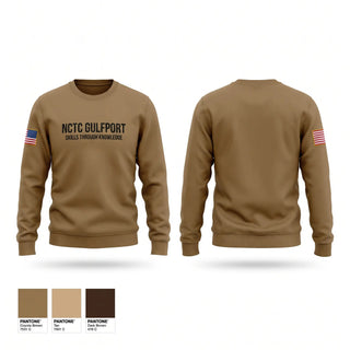 Crew Neck Sweatshirt, NCTC GULFPORT, Navy, Teamtime, Team time, sublimation, custom sports apparel, team uniforms, spirit wear, spiritwear, sports uniforms, custom shirts, team store, custom team store, fundraiser sports, apparel fundraiser