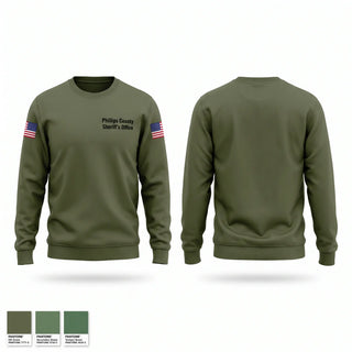 Crew Neck Sweatshirt, Phillips County Sheriff's Office, Police, Teamtime, Team time, sublimation, custom sports apparel, team uniforms, spirit wear, spiritwear, sports uniforms, custom shirts, team store, custom team store, fundraiser sports, apparel fundraiser