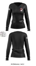 ATRP 6-17 ACS 92108473 Women's Long Sleeve V-neck Shirt - 3