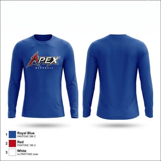 Long Sleeve Performance Shirt, Apex baseball, Baseball, Teamtime, Team time, sublimation, custom sports apparel, team uniforms, spirit wear, spiritwear, sports uniforms, custom shirts, team store, custom team store, fundraiser sports, apparel fundraiser