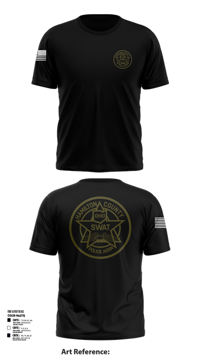 HCPA Swat 1437477 Short Sleeve Performance Shirt - 105