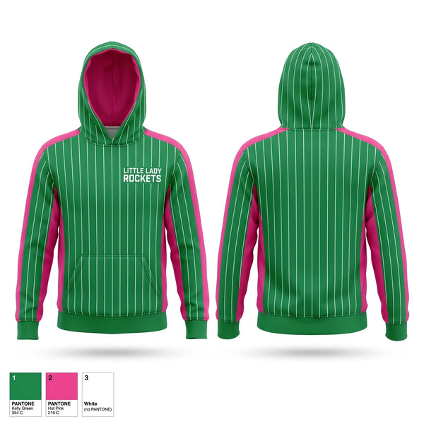 Hoodie, Little Lady Rockets, Softball, Teamtime, Team time, sublimation, custom sports apparel, team uniforms, spirit wear, spiritwear, sports uniforms, custom shirts, team store, custom team store, fundraiser sports, apparel fundraiser
