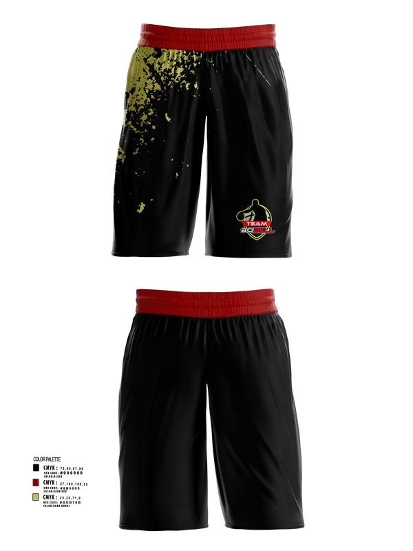 Mens Basketball Shorts, Team Bo Bell, Men's Basketball, Teamtime, Team time, sublimation, custom sports apparel, team uniforms, spirit wear, spiritwear, sports uniforms, custom shirts, team store, custom team store, fundraiser sports, apparel fundraiser