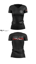 Hamilton County Police Association Dive Team 10308162 Women's Short Sleeve V-neck Shirt - 1