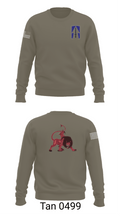 Charlie’s Battery 1st Battalion 163rd Field Artillery Division 96416093 Crew Neck Sweatshirt - 3