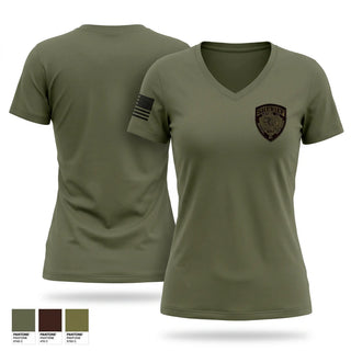 Womens Short Sleeve Vneck Shirt, Wetzel County SRT, Police, Teamtime, Team time, sublimation, custom sports apparel, team uniforms, spirit wear, spiritwear, sports uniforms, custom shirts, team store, custom team store, fundraiser sports, apparel fundraiser