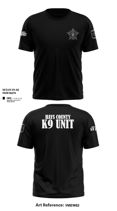 Hays County Sheriff’s Office 39669531 Short Sleeve Performance Shirt - 323